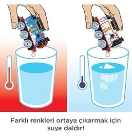 Resim ve Arkadaşları Renk Değiştiren 3'lü Küçük Trenler HNP82 