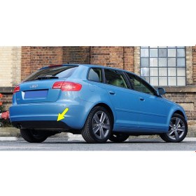 Resim Audi A3 Sportback 09-12 Arka Tampon Çeki Demiri Kapağı 8P0807441A 