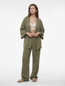 Resim Koton Uzun Kollu Kuşak Detaylı Kruvaze Kimono Ceket 
