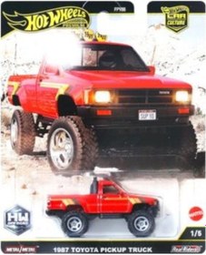 Resim Hot Wheels Premium Car Culture Off Road 1987 Toyota Pickup Truck Jbk73 Renkli 