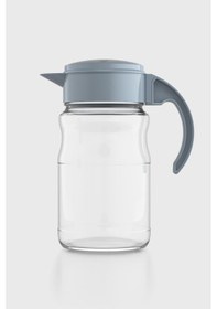 Resim Renga Spiro 1700 Ml Pastel Turkuaz Kapaklı Cam Sürahi 111031 