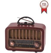 Resim Torima D-57 Nostalji Radyo Kablosuz Bluetooth Hoparlör 