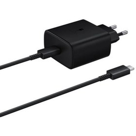 Resim Samsung Galaxy A80 Ta80 45w Uyumlu Pd Şarj Adaptörü Ve 1m Type-c To Type-c Kablo 