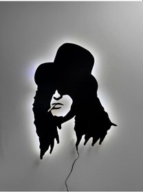 Resim Slash Gitarist Led Işıklı Tablo 