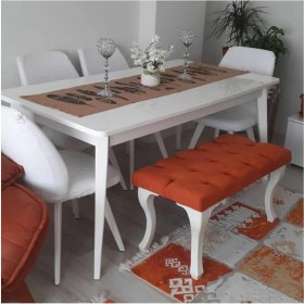 Resim Serhan Mobilya Bench Puf 