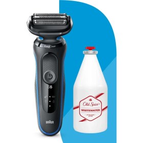 Resim Braun Seri 5 B1000S Islak & Kuru Kablosuz Tıraş Makinesi + Old Spice 100 ml White Water Tıraş Sonrası Losyon 