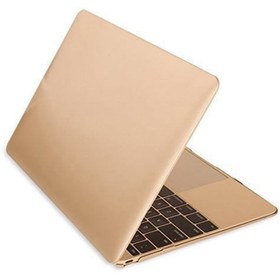 Resim Microcase Macbook Pro 15.4 A1707 Touch Bar Shell Rubber Kapak Kılıf - Gold 