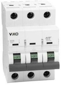 Resim Viko 3x20 Amper 4,5 Ka-4vtb3c20 Sigorta 