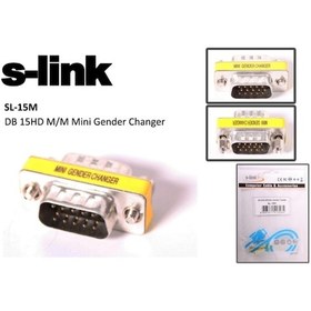 Resim S-Link Sl-15M Vga Erkek-Erkek 15Pin Dönüştürücü (367005630) 