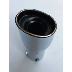 Resim Egzozcum 51 Mm. Antipas Iç Kaplamalı Oval Islık Sesli Sök/tak Vidalı Nikelaj Egzoz Eksoz Ucu 