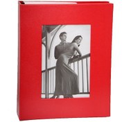 Resim 10 x 15 CM 200'lük Deri Pencereli Fotoğraf Albümü 