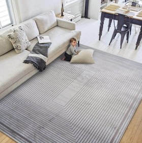Resim Dolce Vita Halı Donna 8252 Satin Silver Modern Salon Halısı - 80x300 