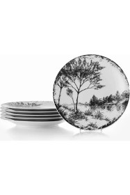 Resim Hepta Collection Kütahya Porselen Nano Zeugma 6 Kişilik 6 Parça Pasta Takımı 885364 