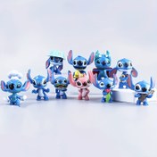 Resim 10 Disney Stitch PVC Figürleri, Pasta ve Masaüstü Süsleri Olarak Kullanıma Uygun, Arabalar, Yurtlar, Yatak Odaları, Doğum Günleri, Sevgililer Günü ve Yeni Yıl Hediyeleri İçin Mükemmel, Elektrik Gerektirmez 