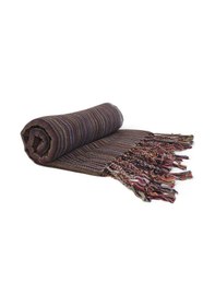 Resim Karatezgah El Dokuma Peştemal Kahverengi Kahverengi 