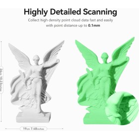 Resim Creality 3D Tarayıcı Ferret Pro, Resmi Cr Tarama Ferret Pro 3D Tarayıcı, Kablosuz Tarama, Sarsıntı Önleyici Takip, Hızlı Tam Renkli Tarama, 0,1 mm Doğruluk 