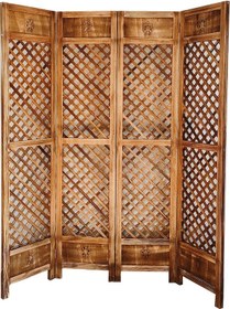 Resim Wooden City Ahşap Separatör Ahşap Paravan Ahşap Oda Bölücü Oda Ay 