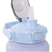 Resim RiverWorld River World Su Matarası Motivasyon Amaçlı Günlük Kullanım Renkli 