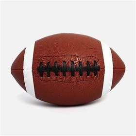 Resim Kauçuk Amerikan Futbol Topu Genç Ve Yetişkinler İçin Maç Ve Antreman Topu Profosyonel Kahverengi 