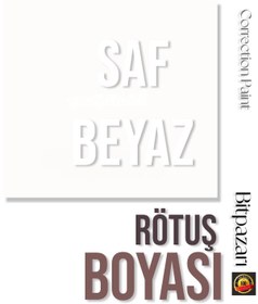 Resim izmir bit pazarı Saf Beyaz - Beyaz Eşya Ve Petek Rötuş Boyası 25ml - Ral9010 