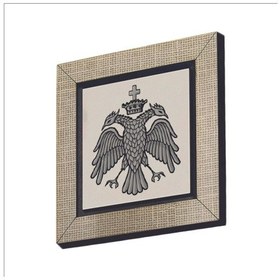 Resim Bizans Kartal Logosu Baskılı Mdf Magnet 7x7 76 