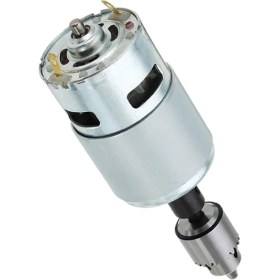 Resim Guangdong Spirit Dc 12V (12-24V) 4000-8000RPM ile 775 Motormatkap Chuck 