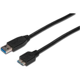 Resim USB 3.0 Bağlantı Kablosu, USB A Erkek - USB micro B Erkek, 1 