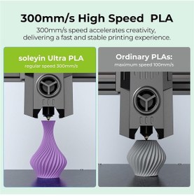 Resim Creality Soleyin Ultra Pla Gri Filament 1.75mm 1kg 