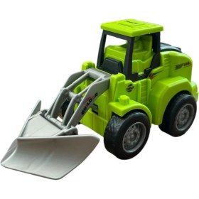 Resim Asya Oyuncak Sürtmeli Iş Makinesi 7756S-11-YEŞIL Yol Açma Aracı 