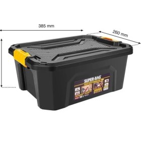 Resim 20 Litre Saklama Kutusu ASR-4035, Dayanıklı ve Kullanışlı Depolama Çözümü 