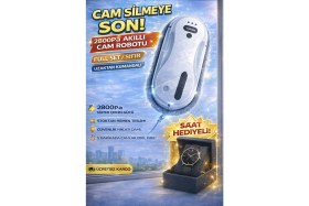 Resim Castu Cam Silme Robotu 2800PA Güçlü Vakum | Uzaktan Kumandalı Akıllı Cam Temizleyici 