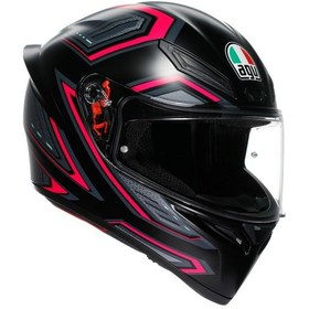 Resim Agv Kask/k1 S E2206 Slıng Matt Black Pınk Configuration Çok Renkli 