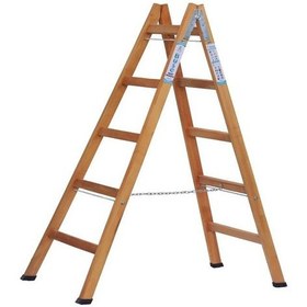 Resim Buse 5 Basamaklı A Tipi Katlanır Gürgen Ahşap Merdiven 170cm 