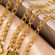 Resim 10 adet Paslanmaz Çelik Takı Zincirleri, Temel Tarz Toka ve Kolye/Bracelet DIY Aksesuarları için Kolye/Bracelet Uzatma 