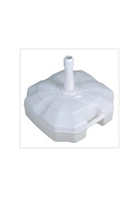Resim Eğilebilir 2 Metre Çapında Plaj Şemsiyesi + 20 Litre Bidonlu + Taşıma Çantası Hediyeli - Krem Bej 