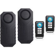 Resim Honmex Elektrikli Bisiklet Motosiklet Hırsızlık Alarmı - Titreşim Tetikli, 113db, Ip55 Su Geçirmez, Uzak Kumanda, Arama Ve Sos Fonksiyonlu 2 Adet Set 