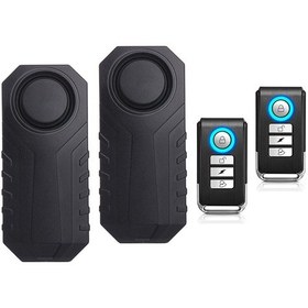 Resim Honmex Elektrikli Bisiklet Motosiklet Hırsızlık Alarmı - Titreşim Tetikli, 113db, Ip55 Su Geçirmez, Uzak Kumanda, Arama Ve Sos Fonksiyonlu 2 Adet Set 