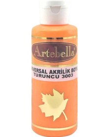 Resim Turuncu Akrilik Boya Artebella Turuncu Akrilik Boya 3003 Turuncu 