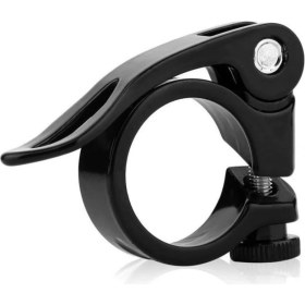 Resim Motobisikletim Bisiklet Alüminyum Sele Sıkma Mandalı ve Kelepçesi 28.6mm Siyah 