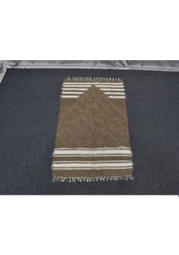 Resim Zehra Abla Halı Yeni El Dokuma Namazlık Seccade Tiftik Yün Siirt Battaniyesi Kilim 5786 