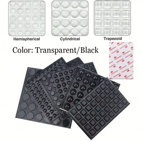Resim Kendinden Yapışkanlı Silikon Kapı Durdurucu Pedleri - Mobilya Donanımı için Amortisörlü Lastik Dolap Tamponları, Kapı Durdurucuları, Silikon Kauçuk Pedler, Dolap Tamponları, Mobilya Donanımı 