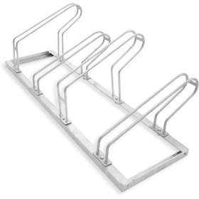 Resim İleri Trafik Bisiklet Park Yeri Dörtlü Galvaniz, Park Sehpası 40x140 cm 