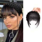 Resim Sıradan Saç Bandı - Rayon Malzeme, Siyah, Fringe Detay, Şık Kıyafetler İçin Mükemmel, Saç Aksesuarı | Moda Aksesuarı | Doğal Görünüm Saç Bandı 