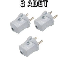 Resim Mikasso 3 Adet Topraksız Erkek Fiş 