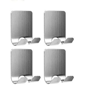 Resim Xiyyadms Stainless Steel 403 Otomatik Yapışkan Duvar Kanca - Tıraş Makinesi, Anahtar, Mutfak Gereçleri, Havlu İçin Dayanıklı, Kolay Kurulum 