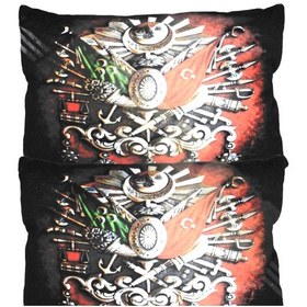 Resim Point Araba Ortopedik Boyun Yastığı Oto Boyun Yastığı Osmanlı Tuğra 2 Adet Çok Renkli 