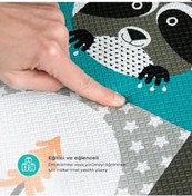 Resim Bblüv Mülti Oyun Halısı Hayvanlar 140 x 100 x 1 CM 