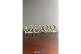 Resim Pvc Boru ve Kablo Düzenleyici Tekli Kelepçe Dayanıklı Plastik Sabitleyici (10 Adet) 