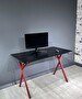 Resim Hey Modüler Mobilya Heygaming2 Profesyonel Oyuncu Masası Siyah Kırmızı 110 CM 