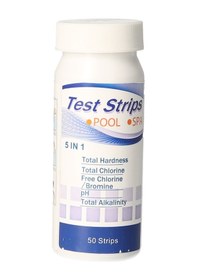 Resim Padalink Havuz Suyu Test Şeritleri - 50 Adet Kutu Paketi, Ph, Toplam Klor, Serbest Klor, Toplam Çalkalılık Ve Brom Seviyelerini Ölçer 